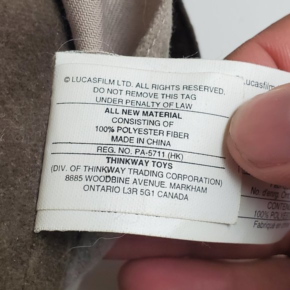 Vintage 1999 Star Wars 22" Jar Jar Binks Plush Talking Alarm Clock Think Way Toy - Picture 11 of 11